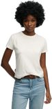 Superdry Essential Logo Slim Fit T-shirt Dames Desert Bone Off White