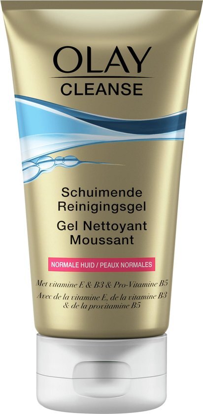 Olay Cleanse Schuimende Reinigingsgel - Normale Huid - Huid Herleeft - Vitamines E En B3 - En Provitamine B5 - 150ml