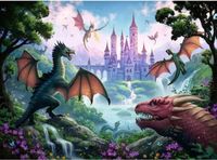 Ravensburger Puzzle pour enfants, 300 XXL pièces, Dragon Magique, dès 9 ans