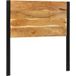 Tête de lit en bois d'acacia et fer 100 cm