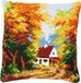 Vervaco Kruissteekkussen kit - Huisje in herfstbos - PN-0146247