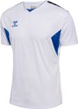 Hummel Hmlauthentic Pl Jersey S/S Sportshirt Heren M Wit/True Blue