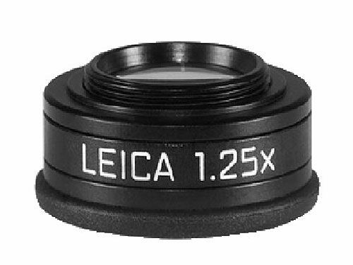 Leica Viewfinder Magnifier M 1.25x - Zwart