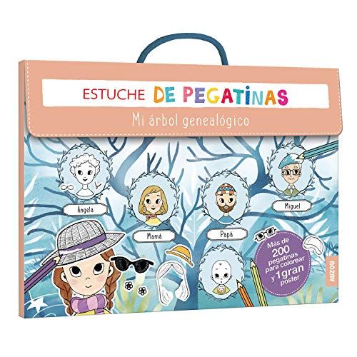Auzou creatife Auzou Creatife-stickers, boom, genealologisch, meerkleurig (87133)