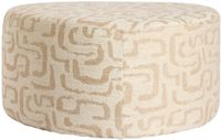 Light & Living Poef Liberia 68x68x35 cm Beige/Zand