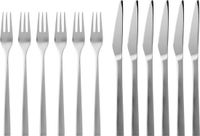 Gense Fuga Steakbestek 12 pièces Acier mat/brillant