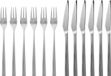 Gense Fuga Steakbestek 12 pièces Acier mat/brillant