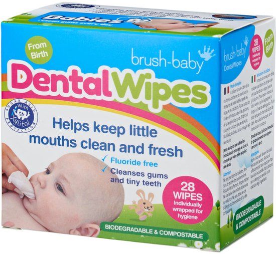 Brush-Baby DentalWipes 28 wipes