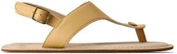 Be Lenka Damessandalen Promenade 2.0 Beige Leer Maat 39