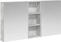 vidaXL Badkamerkast - set - 3 - st - 130 - x - 14,5 - x - 70 - cm - Bewerkt - hout