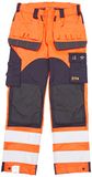 Blaklader 158915135389D112 Multinorm Inherent Werkbroek, High Vis Orange/Marineblauw, Maat D112