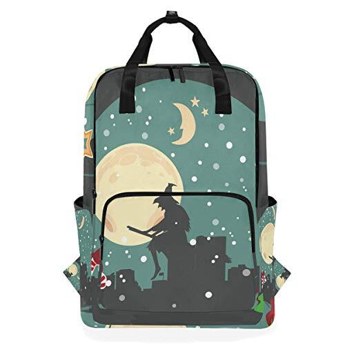 MONTOJ Travel Rugzak Moonlight Night School Rugzak