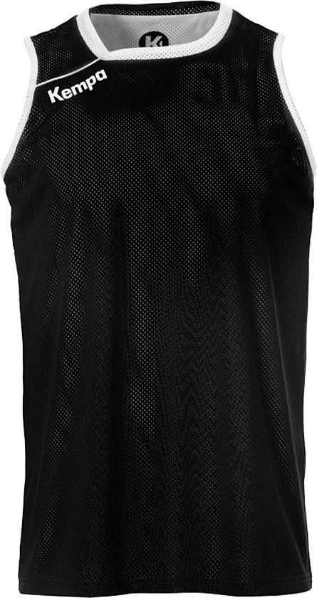 Kempa Reversible Tank Top - Zwart/Wit - Maat S - Heren