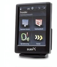 Bury CC 9068 Carkit - Inbouw - Bluetooth 3.0 - Touchscreen - Zwart