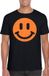 Bellatio Decorations Verkleed shirt heren - Smile / Emoticon - zwart - carnaval/foute party - feestkleding L