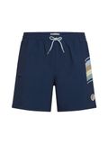 O'NEILL Zwemshorts 'O'riginals Side Panel 16" blauw / donkerblauw / lichtgeel / oranje