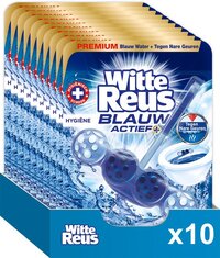 Witte Reus Blauw Actief Toiletblok - 10 stuks - Voordeelverpakking