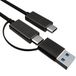 Allteq ALTQ-UC-300-B-2 USB-kabel USB 3.2 Gen 2 (3.1 Gen 2) 2 m USB C 10 Gbit/s Zwart