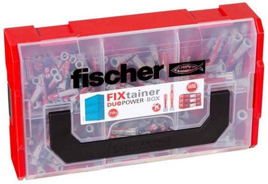 Fischer Fixtainer pluggenset - Duopower - kort/lang - 210-delig - 541105