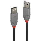 LINDY 36691 USB 2.0 kabel type A/anthra line m/0,5 m