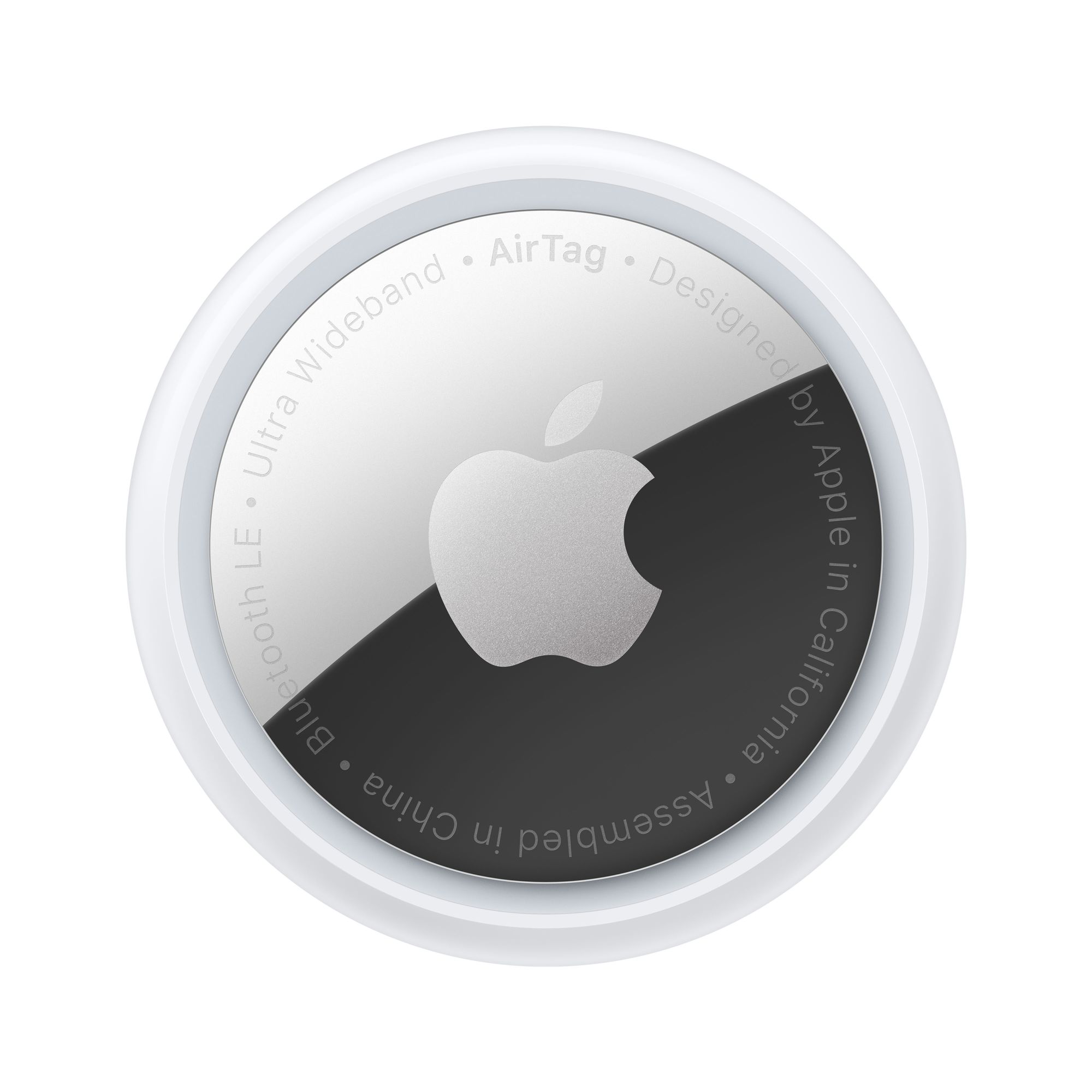 Apple AirTag (4-pack) - Item Finder - Silver/White