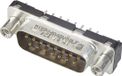 FCI D-SUB D37P24A4GV00LF D-sub male connector 180 ° Aantal polen: 37 Print 1 stuk(s)