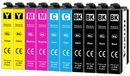 Merkloos Epson Inktcartridges Compatibel met Epson 405XL 10 Pack