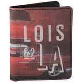 LOIS - Portemonnee Heren van Leer - Stijlvolle Wallet Men, Duurzame Heren Portemonnee Leer, Veilige RFID Wallet, Rood