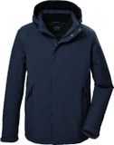 Killtec Heren Winterjas 41843 Blauw Melange Functioneel S