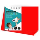 Cartulina m-office Cartulina de Colores A4 180gr Rojo (50 hojas)