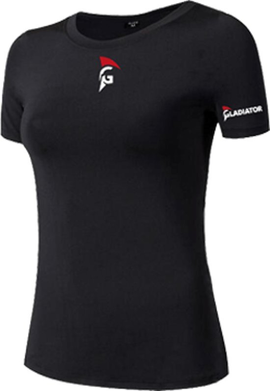 Gladiator Compressie shirts Dames In Zwart en Wit