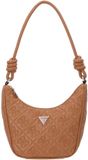 GUESS Schoudertas Adelasia Top Zip Shoulder Bag Caramel Bruine