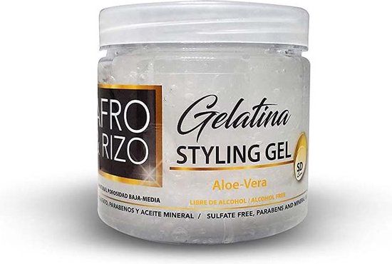 Afro & Rizo Gelatina con Aloe-Vera 16oz (Styling Gel)