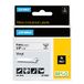 DYMO Rhino-industriële vinyletiketten, 9 mm x 5,5 m, zwart op wit