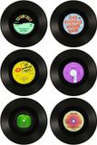 BeiJingLiangPinJiaZuoKeJiWenHuaFaZhanYouXianGongSi Set de 6 Sous-verres en vinyle noir