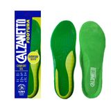 Calzanetto FOOTURA Everyday Man Lightweight Gel Insoles to Relieve Pressure and Absorb Vibration Green 38-45