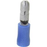 TRU COMPONENTS 1583183 Connecteur rond 1,50 mm² 2,50 mm² Ø broche : 4 mm Partiellement isolé Bleu 1 pièce(s)