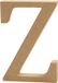 Creative Letter Z MDF 13 Cm