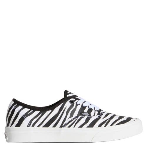 VANS Authentic Animalier sneakers met zebraprint wit/zwart