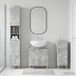 Maison Exclusive - Ensemble de meubles de salle de bain 3 pièces Delft Gris Béton