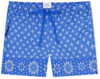 Schiesser Dames Short aquarium Gebloemd Viscose/Katoen