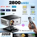 HORLAT 2026 Projecteur Google TV