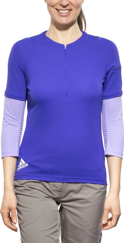 Adidas Trail Sport fietsshirt dames 3/4 violet Maat XS