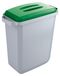 Durable DURABIN Duurzame afvalcontainer 60 liter + deksel - grijs/groen