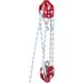 VEVOR Bloc à double poulie avec corde tressée 12 mm x 61 m système d'escalade à double poulie longueur de rupture 7700 lb 35 kn haute résistance pour utilisation intérieure extérieure amateurs sports