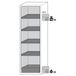 Asecos Armoire ignifuge 90 min s-classic90 fixation de porte - bac de rétention