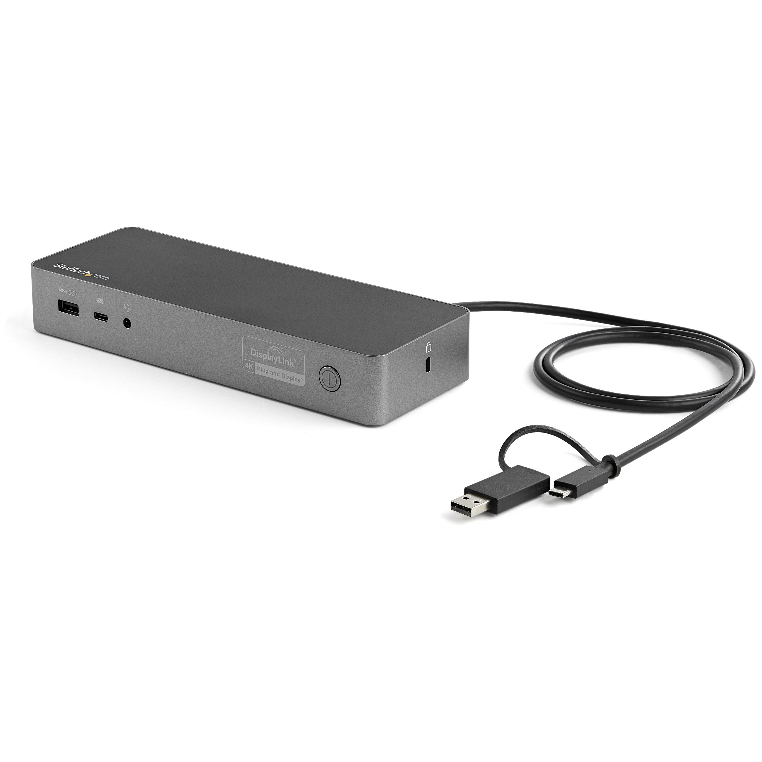StarTech.com USB-C & USB-A Universal Laptop Docking Station - Dual 4K, 100W PD
