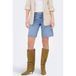 ONLY wide leg low waist denim short light blue denim