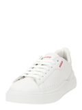 Hugo Boss HUGO 50499253_100_38 Vrouw Volwassene Modieuze sneakers Wit Effen Vetersluiting Leer