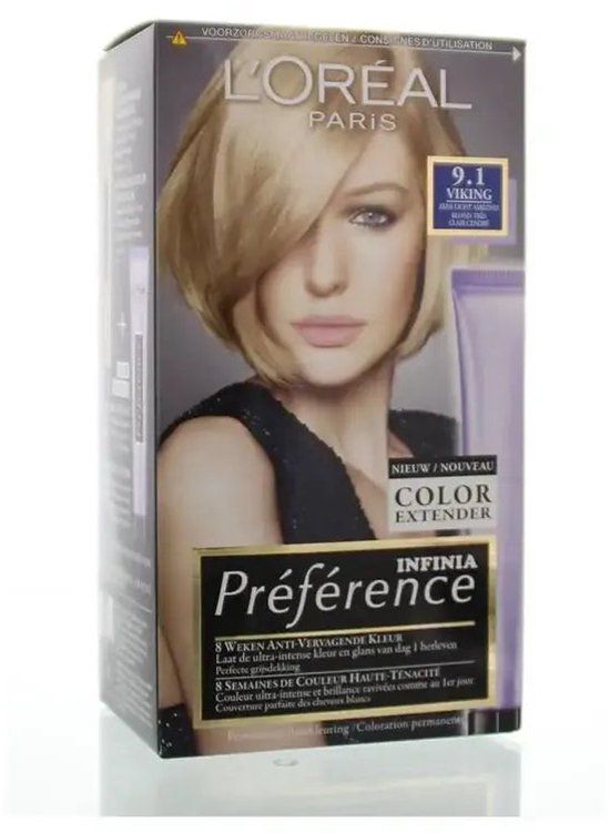 L'Oréal Paris Préférence 9.0 Zeer Licht Asblond - Permanente Haarkleuring